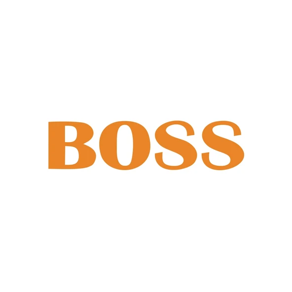 Boss Araba Sticker 17x17 Cm Turuncu ürün görseli 1