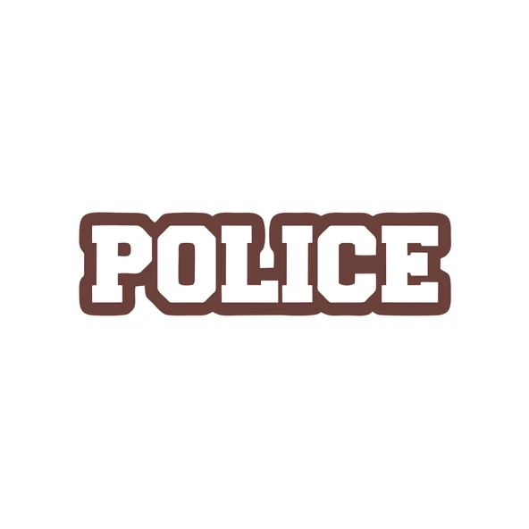 Police Araba Stickeri 17x17 Cm Kahverengi ürün görseli 1