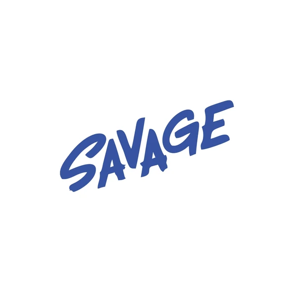 Savage Araba Sticker 17x17 Cm Mavi ürün görseli 1