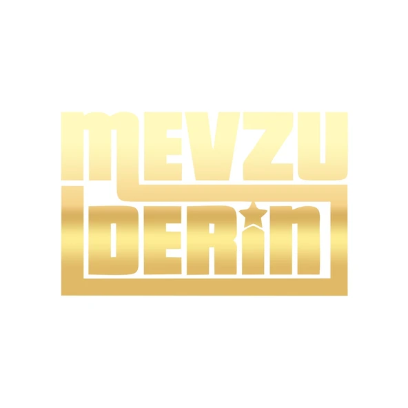 Mevzu Derin Araba Sticker 17x17 Cm Gold ürün görseli 1
