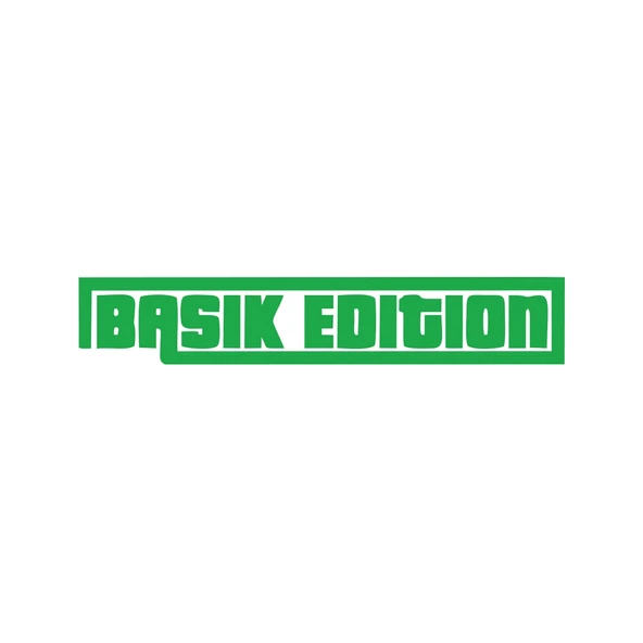 Basık Edition Araba Sticker 17x17 Cm Yeşil ürün görseli 1