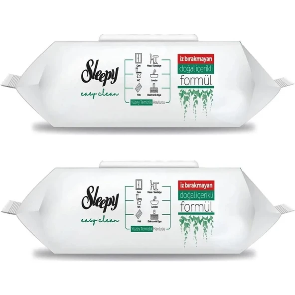 Sleepy Easy Clean Yüzey Temizlik Havlusu 100' Lü (2ADET) ürün görseli 1