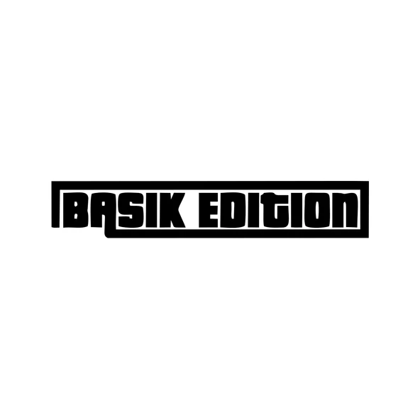 Basık Edition Araba Sticker 17x17 Cm Siyah ürün görseli 1