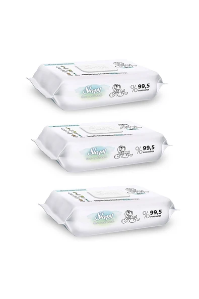 Sleepy Yenidoğan Bio Natural 3X40 Islak Mendil ürün görseli 1