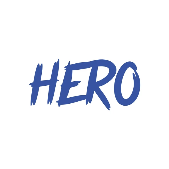 Hero Araba Sticker 17x17 Cm Mavi ürün görseli 1