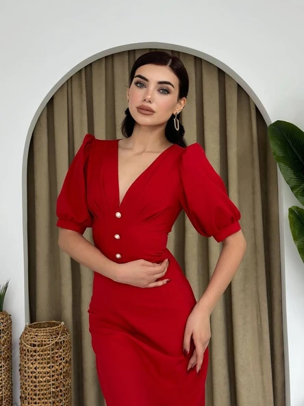 Etika Linda Midi Elbise ürün görseli 1
