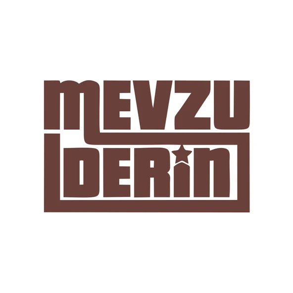 Mevzu Derin Araba Sticker 17x17 Cm Kahverengi ürün görseli 1