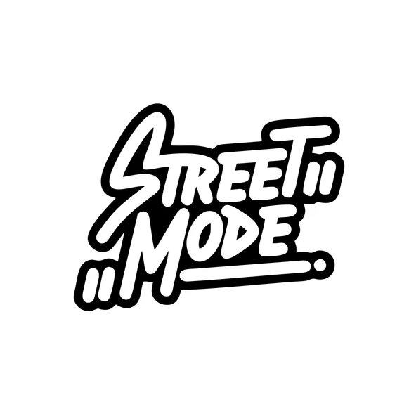 Street Mode Araba Sticker 17x17 Cm Siyah ürün görseli 1