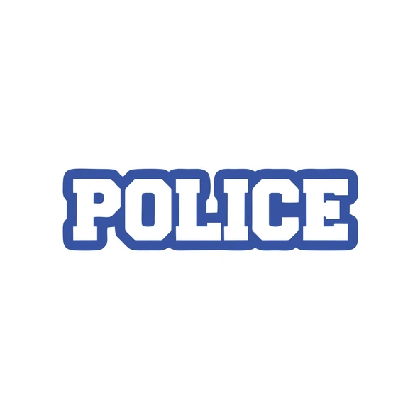 Police Araba Stickeri 17x17 Cm Mavi ürün görseli 1
