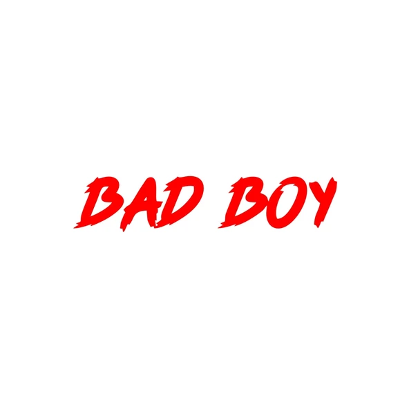 Bad Boy Araba Sticker 17x17 Cm Kırmızı ürün görseli 1