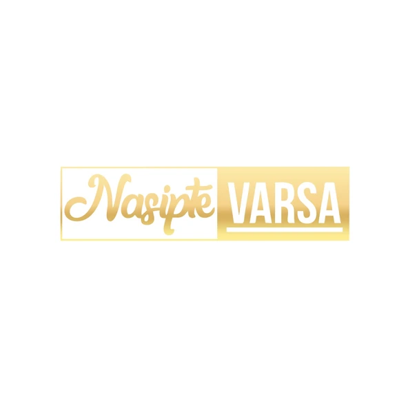 Nasipte Varsa Araba Sticker 17x17 Cm Gold ürün görseli 1