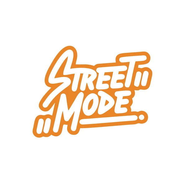Street Mode Araba Sticker 17x17 Cm Turuncu ürün görseli 1
