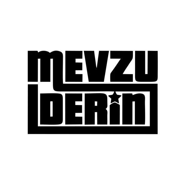 Mevzu Derin Araba Sticker 17x17 Cm Siyah ürün görseli 1
