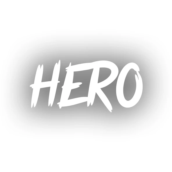 Hero Araba Sticker 17x17 Cm Beyaz ürün görseli 1