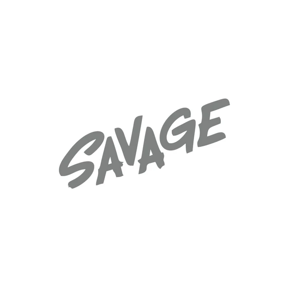 Savage Araba Sticker 17x17 Cm Gri ürün görseli 1