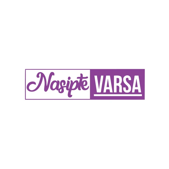 Nasipte Varsa Araba Sticker 17x17 Cm Mor ürün görseli 1