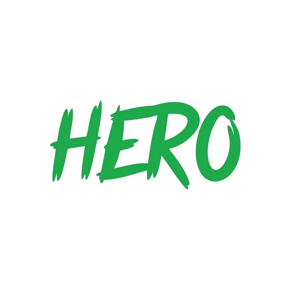 Hero Araba Sticker 17x17 Cm Yeşil ürün görseli 1