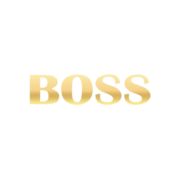 Boss Araba Sticker 17x17 Cm Gold ürün görseli 1