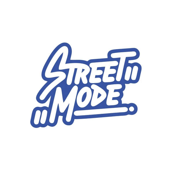 Street Mode Araba Sticker 17x17 Cm Mavi ürün görseli 1