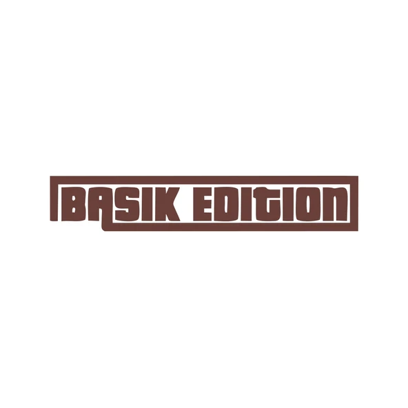 Basık Edition Araba Sticker 17x17 Cm Kahverengi ürün görseli 1