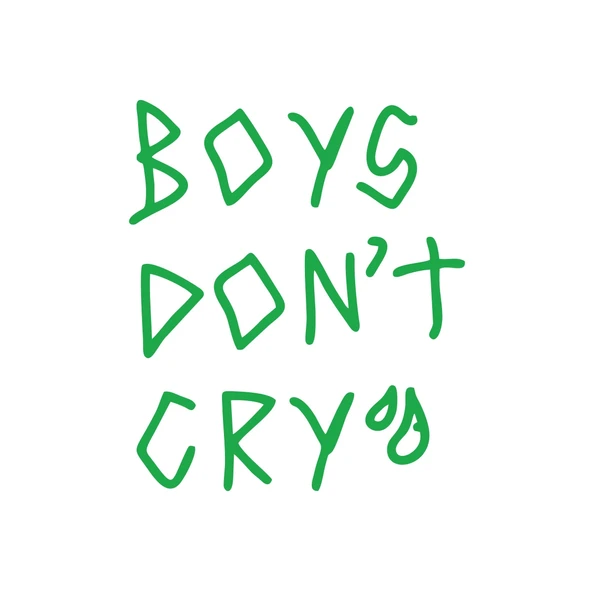 Boys Dont Cry Araba Sticker 17x17 Cm Yeşil ürün görseli 1