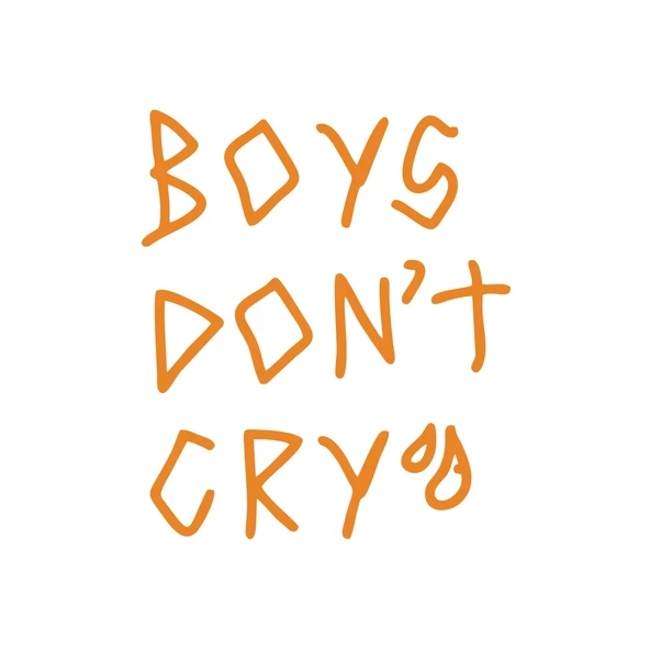 Boys Dont Cry Araba Sticker 17x17 Cm Turuncu ürün görseli 1