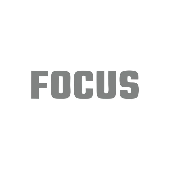 Focus Araba Sticker 17x17 Cm Gri ürün görseli 1