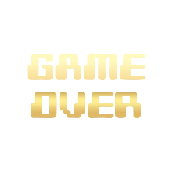Game Over Araba Sticker 17x17 Cm Gold ürün görseli 1