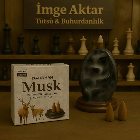 Darshan Misk (Musk) Geri Akış Tütsü (10 Adet) ürün görseli 1