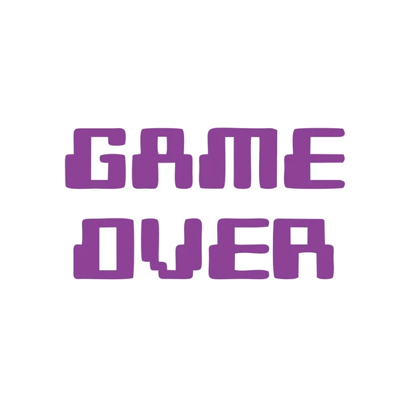 Game Over Araba Sticker 17x17 Cm Mor ürün görseli 1