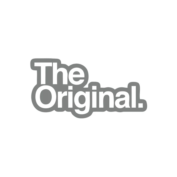 The Original. Araba Sticker 17x17 Cm Gri ürün görseli 1