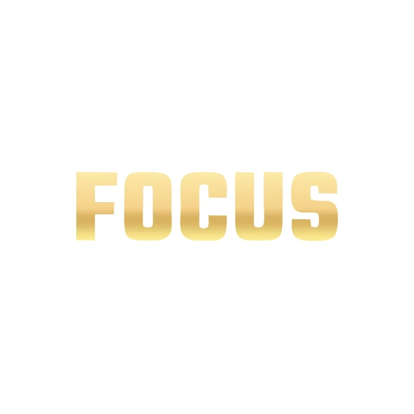 Focus Araba Sticker 17x17 Cm Gold ürün görseli 1