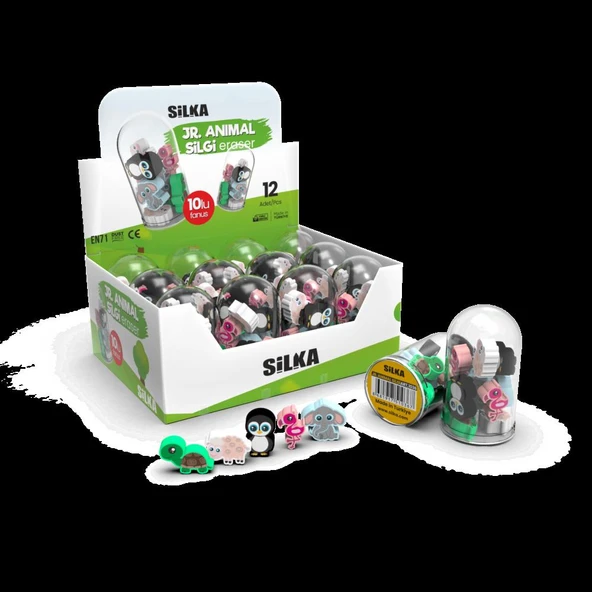 SILKA SILGI JR.ANIMAL MINI FANUS 10LU ART.1036 ürün görseli 1