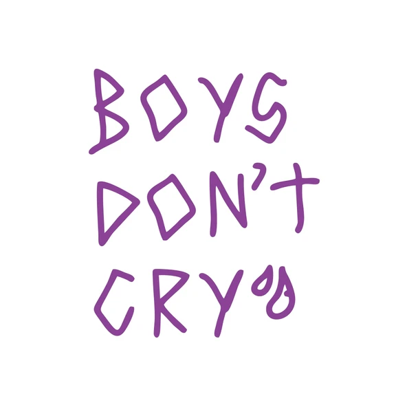 Boys Dont Cry Araba Sticker 17x17 Cm Mor ürün görseli 1