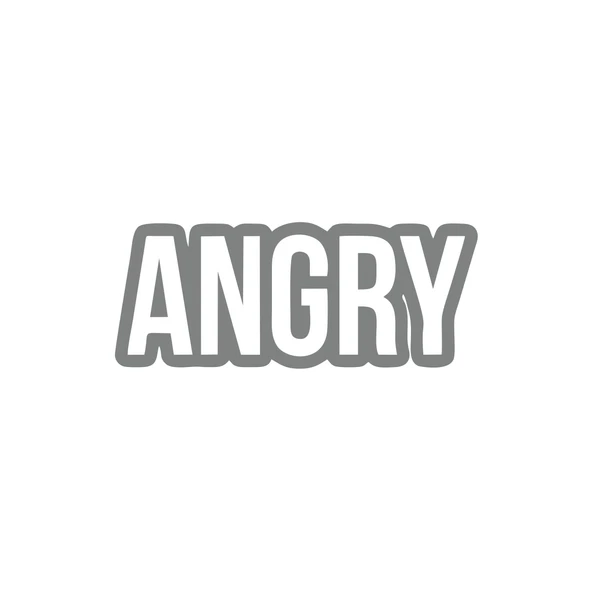 Angry Araba Sticker 17x17 Cm Gri ürün görseli 1
