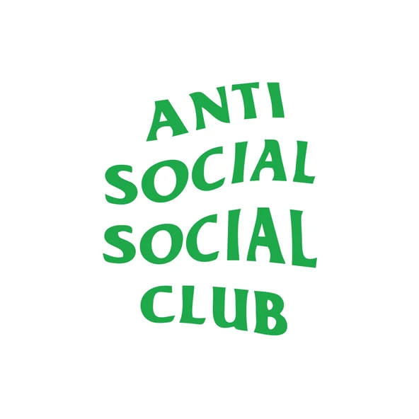 Anti Social Club Araba Sticker 17x17 Cm Yeşil ürün görseli 1