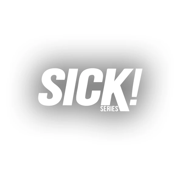 Sick Series Araba Sticker 17x17 Cm Beyaz ürün görseli 1