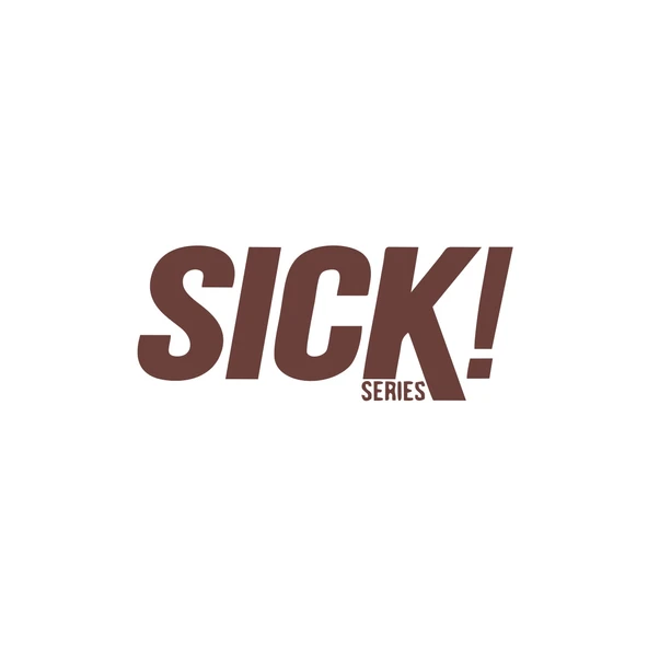 Sick Series Araba Sticker 17x17 Cm Kahverengi ürün görseli 1