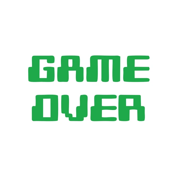 Game Over Araba Sticker 17x17 Cm Yeşil ürün görseli 1