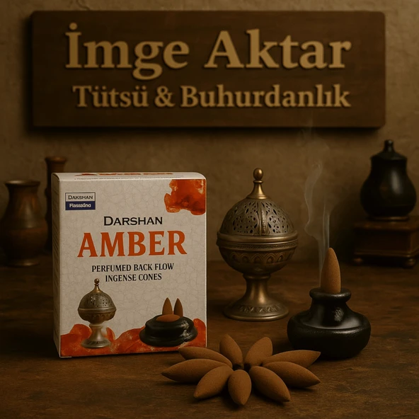 Darshan Amber (Kehribar) Geri Akış Tütsü (10 Adet) ürün görseli 1
