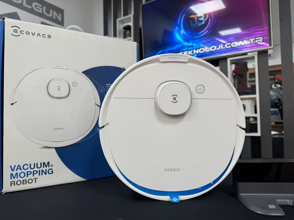 Ecovacs Deboot N8 Akıllı Robot Süpürge ve Paspas (İKİNCİ EL) - Resim 2