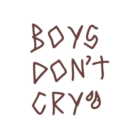 Boys Dont Cry Araba Sticker 17x17 Cm Kahverengi ürün görseli 1