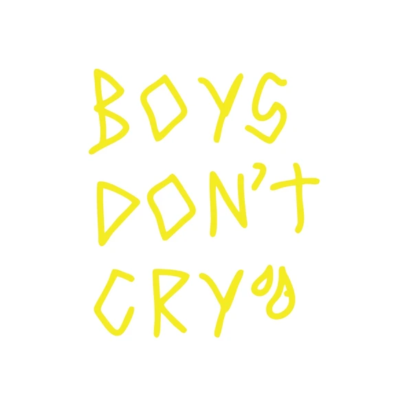 Boys Dont Cry Araba Sticker 17x17 Cm Sarı ürün görseli 1