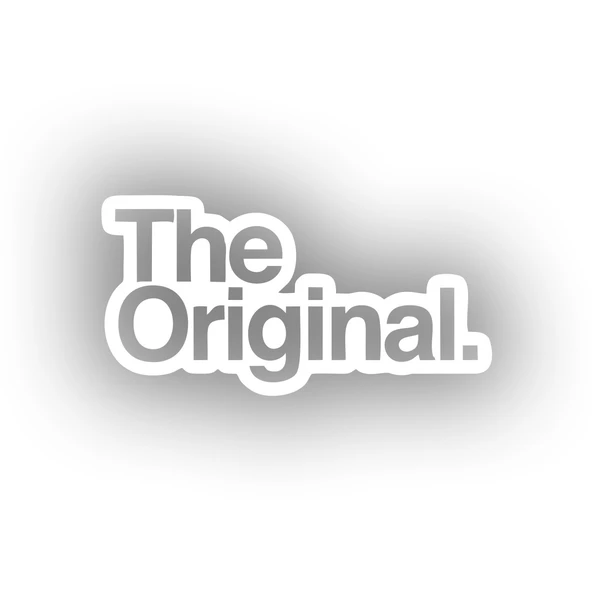 The Original. Araba Sticker 17x17 Cm Beyaz ürün görseli 1