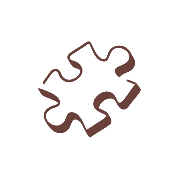 Puzzle Araba Stickeri 17x17 Cm Kahverengi ürün görseli 1