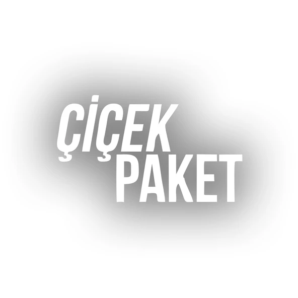 Çiçek Paket Araba Sticker 17x17 Cm Beyaz ürün görseli 1