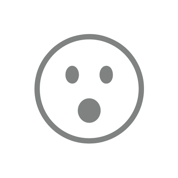 Şaşıran Emoji Araba Sticker 17x17 Cm Gri ürün görseli 1