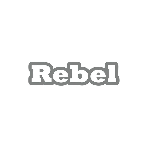 Rebel Araba Sticker 17x17 Cm Gri ürün görseli 1