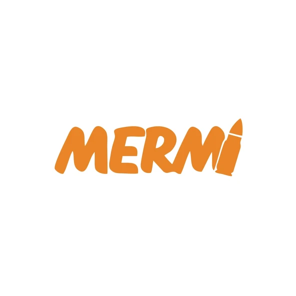 Mermi Araba sticker 17x17 Cm Turuncu ürün görseli 1