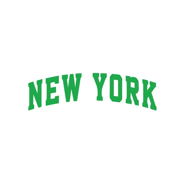 New York Araba Sticker 17x17 Cm Yeşil ürün görseli 1